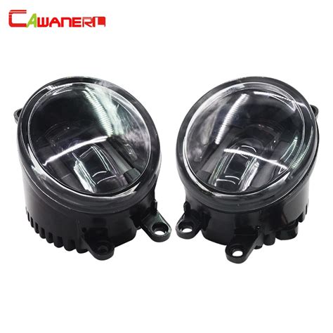 Cawanerl X Car Led Fog Light White V Daytime Running Lamp Drl For