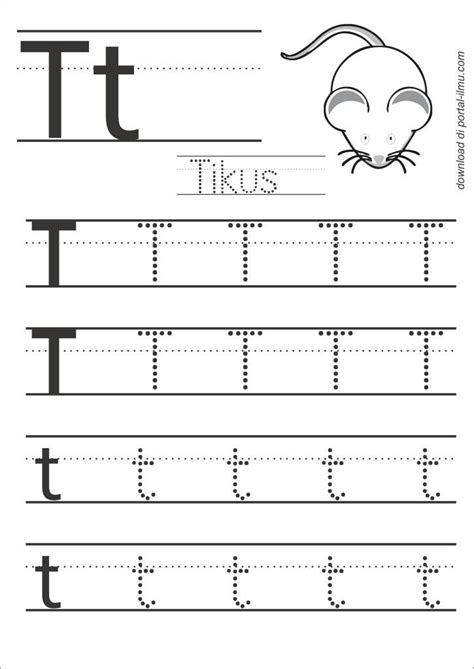 Alphabet Writing Worksheets Letter Worksheets For Preschool Writing