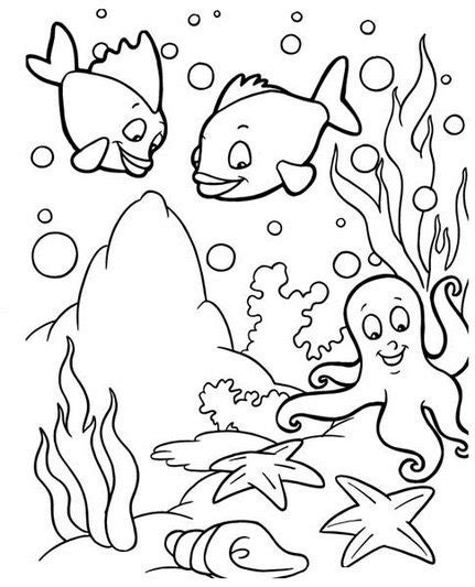 under-the-sea-coloring-page - Coloring Page Book