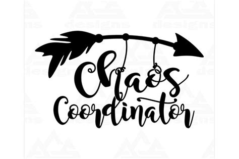 Chaos Coordinator Svg Design By Agsdesign Thehungryjpeg