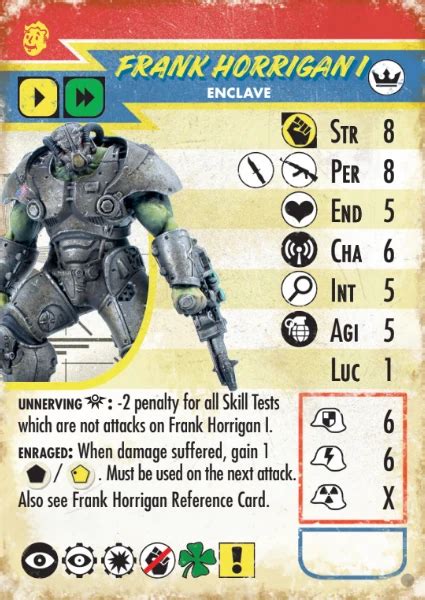 Frank Horrigan Fallout Wasteland Warfare The Fallout Wiki