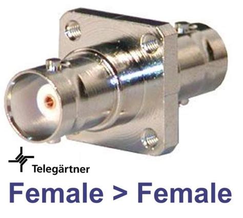 BNC Buchse Female Female Flansch UG414A U 50 Ohm Grieder Elektronik