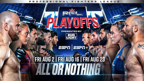 Professional Fighters League Announces Additional Bouts For Pfl Playoff