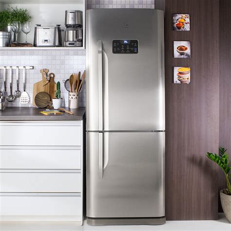 Geladeira Inverse Electrolux Frost Free Duplex Db X Litros Inox