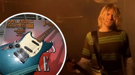 Kurt Cobain S Smells Like Teen Spirit Guitar To Go Up For Auction Radio X