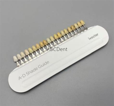 Ivoclar Vivadent Dental Teeth Shade Guide A D 20 Color Chart Porcelain