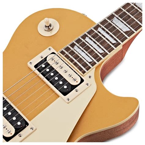 Epiphone Les Paul Classic Worn Worn Metallic Gold At Gear4music