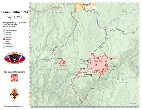 Dixie Fire Grows 1000 Acres Since Previous Update Now Estimated At