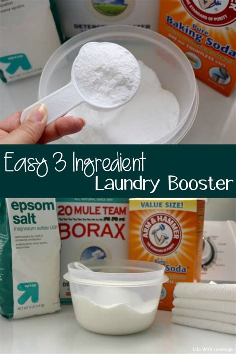 Homemade Laundry Booster Life With Lovebugs