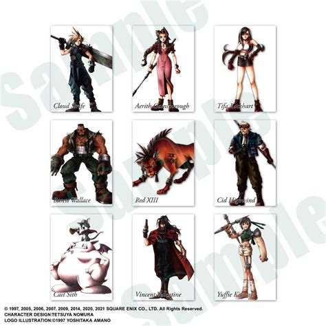 Final Fantasy Vii Anniversary Art Museum Digital Card Plus Display