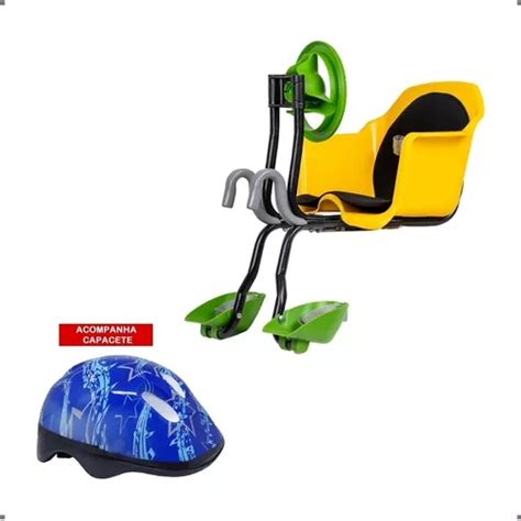 Cadeirinha Bicicleta Aro 26 Flexbike Diant Volante capacete Frete grátis