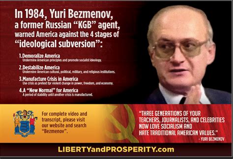 Why Yuri Bezmenov Matters - Liberty and Prosperity