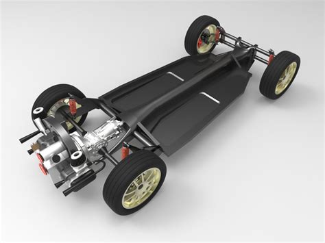 Vw Beetle Chassis Download Free 3d Model By Alek Tomic Cad Crowd