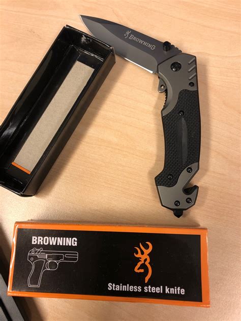 Browning Stainless Steel Knife 422420095 ᐈ Köp På Tradera