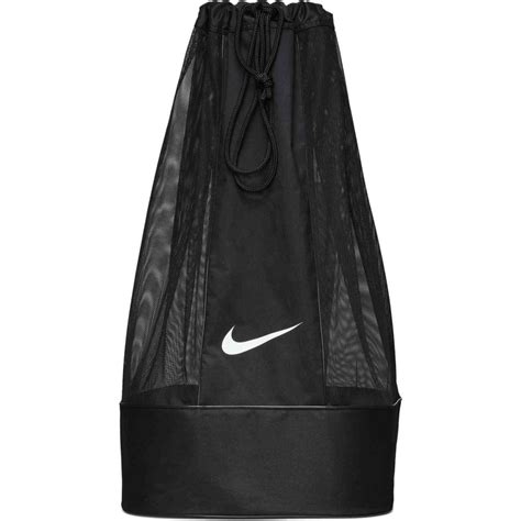 Nike Team Swoosh Ball Bag - Black - SoccerPro