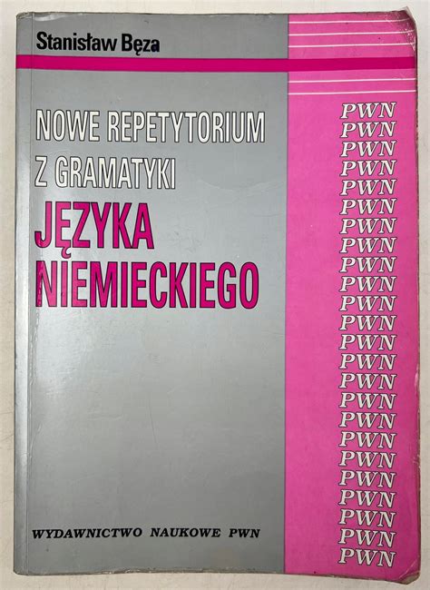 Gramatyka Niemiecka S Niska Cena Na Allegro Pl