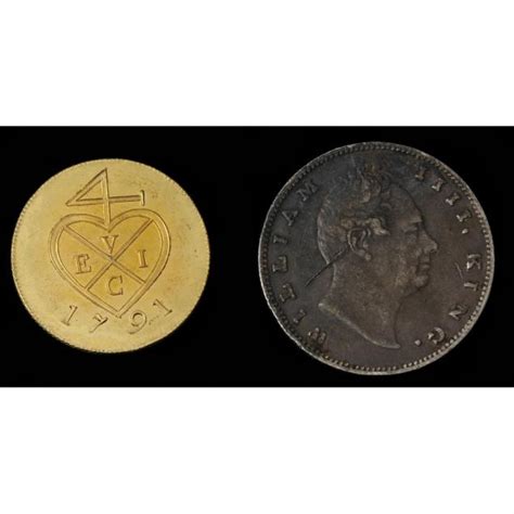 Two East India Company Coins (Lot 76 - Coins, Currency and EphemeraOct ...