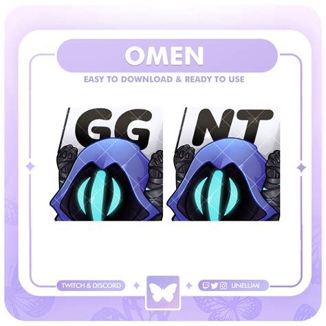 Omen Valorant GG NT Twitch Emote Valorant Omen Nice Try Emote Cute