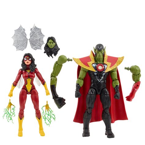 Hasbro Marvel Legends Series Skrull Queen And Super Skrull 6 Inch Scale