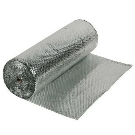 Silver Aluminium Foil Insultaion With Air Bubble Sheet Thickness Mm