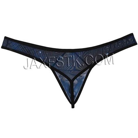 Sexy Starry Sky Mesh T Back Men S Underwear Bulge Pouch Thong Intimates String Bikini TS2087