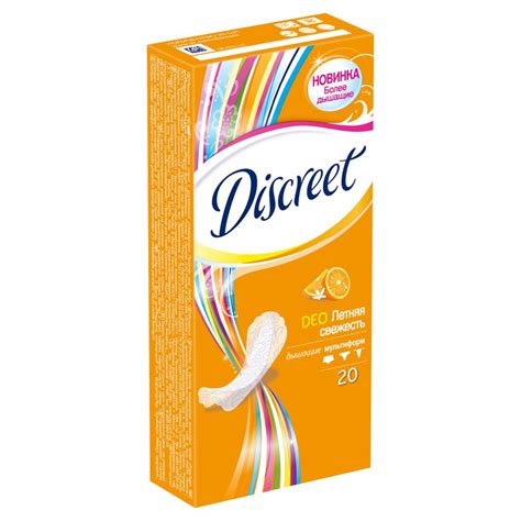 Ежедневные прокладки Discreet Deo Summer Fresh 20 шт (4015400341505 ...