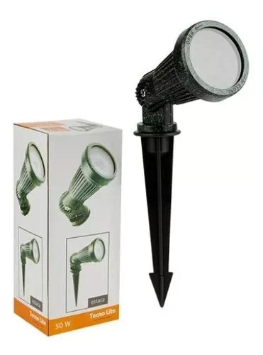 Reflector P Exterior Estaca Led W H V Verde Tecnolite