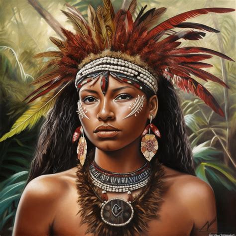 Tainos Man and Woman Digital Art - Etsy