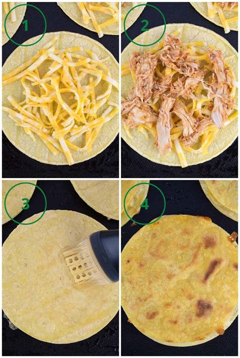 Easy Corn Tortilla Quesadilla Taco Quesadilla Borrowed Bites