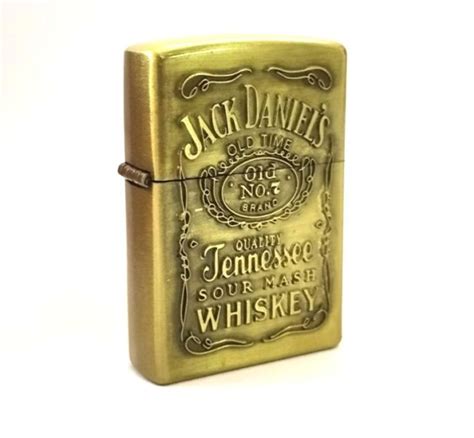 Jack Daniel S Classic Design Oil Lighter Zipo Flame Windproof Lazada