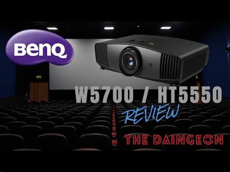 BenQ W5700 HT5550 CinePrime 4K Projector Review YouTube