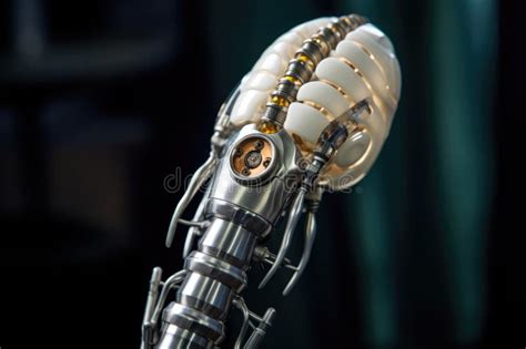 Close Up Of Bionic Spinal Implant For Mobility Stock Illustration