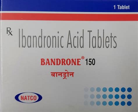 Ibandronic Acid Bandrone 150 Mg Tablets 1 Tablet S In A Strip