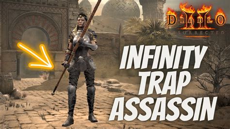 New Infinity Trap Assassin Build Patch 26 Hell Cows Diablo 2 Resurrected Ps5 Youtube