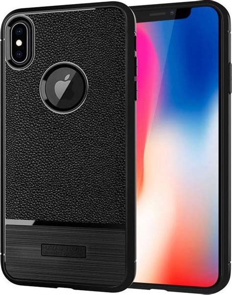 Apple Iphone Xs Rugged Armour Telefoonhoesje Zwart Bol