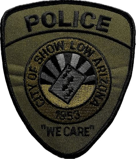 Arizona Police Patch Reference Guide — Show Low Police 6 Patches
