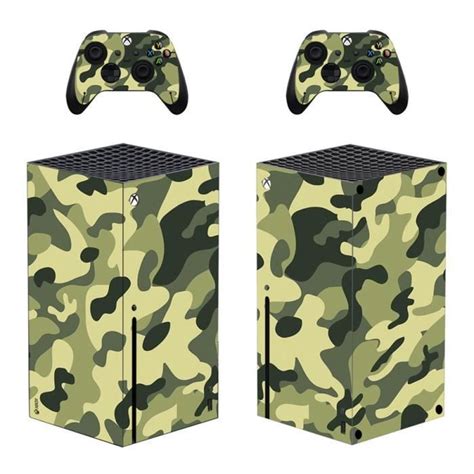 Kit Autocollants Pour Xbox Series X Couleur Camouflage Sticker Skin