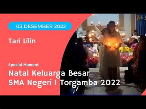 Tari Lilin Natal Keluarga Besar Sma Negeri Torgamba Youtube