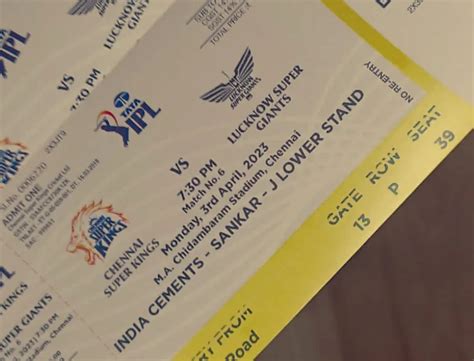 IPL Tickets Booking Online 2023 Ticket Prices How To Buy Tickets