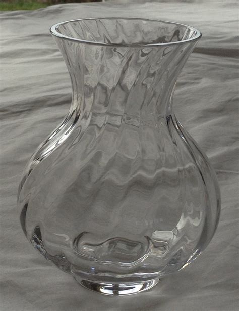 Dartington Glass 5 Inch Ripple Vase 12 Cms Tall Handmade Etsy