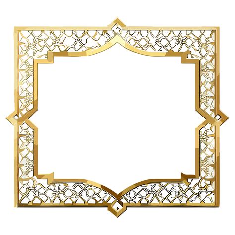 Islamic Border Clipart Transparent Background 24029718 Png