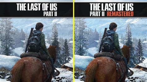 The Last Of Us Part 2 Original Vs Remastered In Depth Graphics Direct Comparison Ps5 Youtube