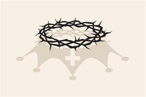 Premium Vector Crown Of Thorns Icon