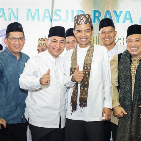 Ustaz Abdul Somad Bangga Muba Miliki Masjid Raya Megah Pilarsumsel