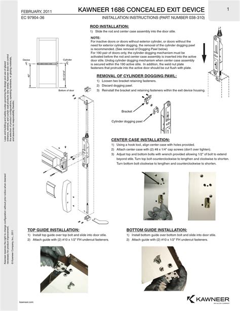 Kawneer 1686 Installation Instructions Pdf Download Manualslib