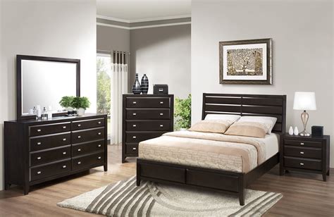 Contemporary Dark Wood Bedroom Set | Contemporary bedroom furniture ...