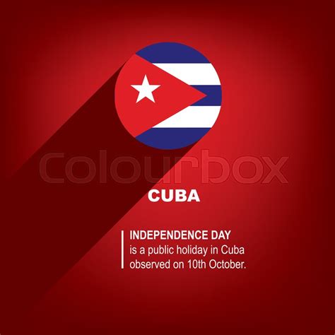 Holiday Independence Day in Cuba ... | Stock vector | Colourbox