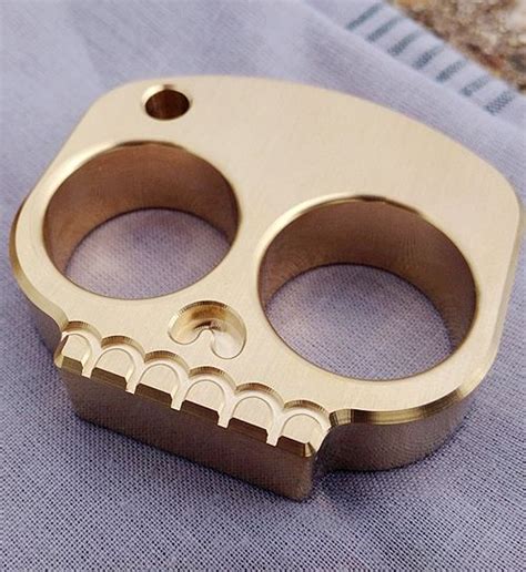 2019 Brass G10 Epoxy Skull Style Two Finger Knuckle Duster Paper 56mm 49mm 14mm Weight 176g