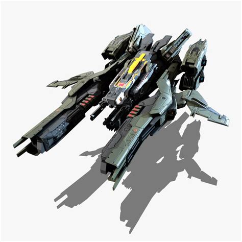 Modelo 3d Nave Espacial RX2 COMBATE TurboSquid 1900439