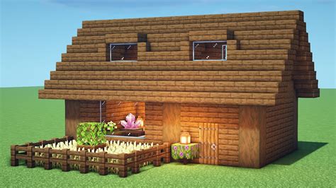 Minecraft How To Build A Spruce Starter House YouTube